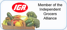 Member of the Independant Grocers Alliance